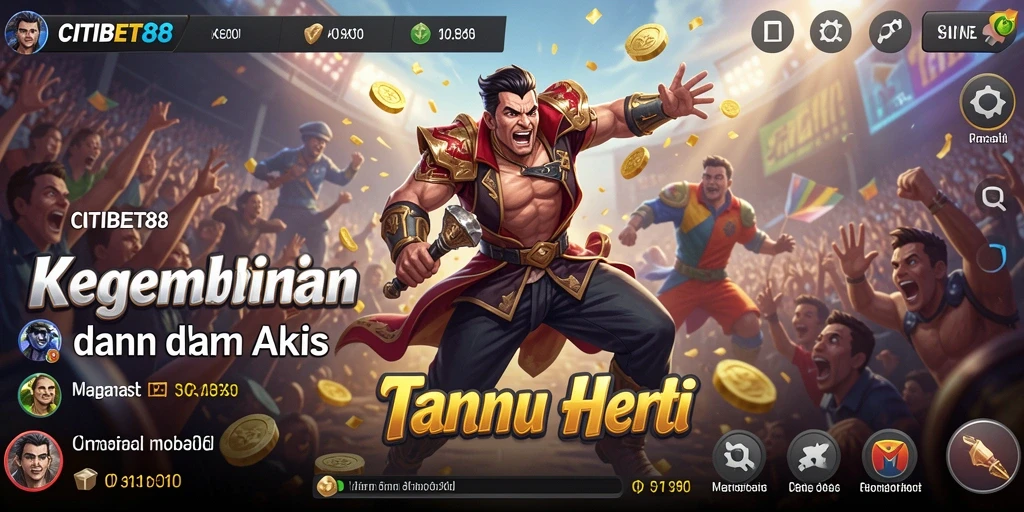 Screenshot menampilkan gameplay intense dari CITIBET88.