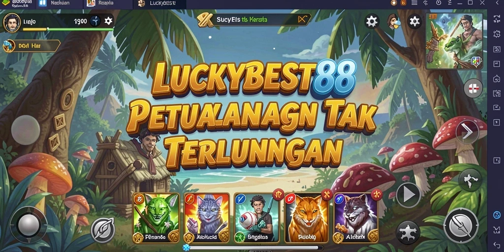 Tampilan seru dari gameplay LUCKYBEST88 saat menjelajahi dunia petualangan.