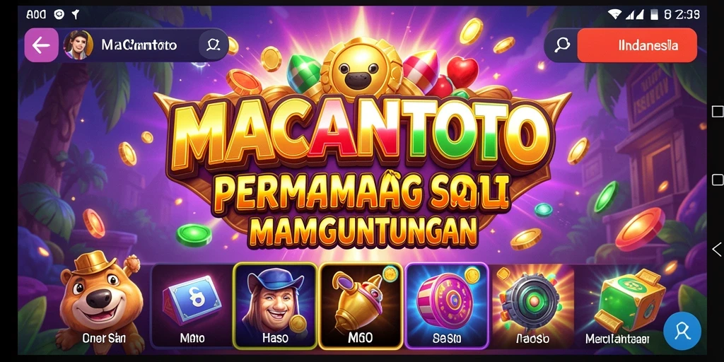 Gameplay seru di MACANTOTO dengan grafik menawan dan fitur menarik.