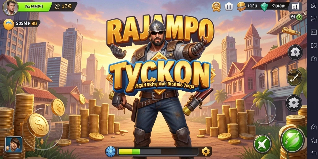 Tampilan gameplay RAJAMPO yang menarik dan penuh strategi.