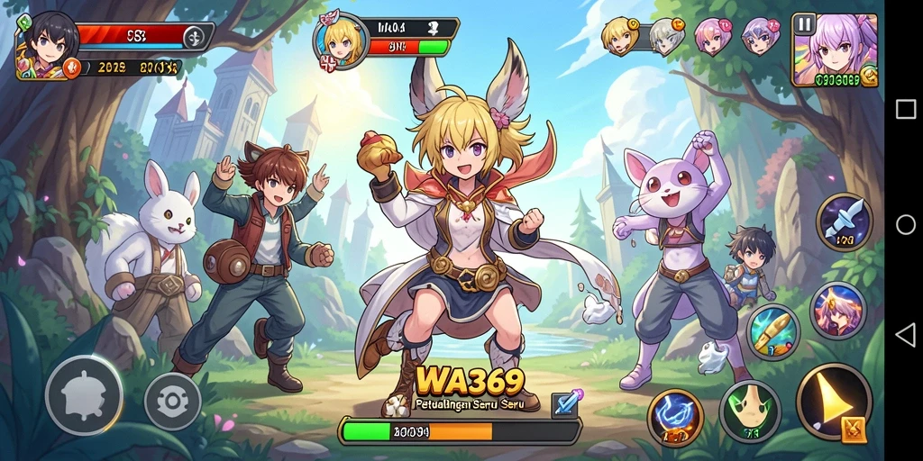 Tampilan gameplay menakjubkan dari WA369 yang memikat para penggemar Anime.